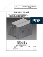 Manual - Transformador Pedestal en Aceite