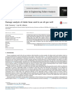 Damage Analysis of Choke Bean Used in An Oil-Gas W