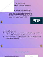 Christ Model of Christian Leadership Fcl-5-Ppt-Final-Period