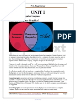 Unit-1 Overview of Computer Graphics (E-Next - In)