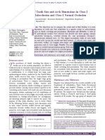 Comparative Study of Tooth Size and Arch Dimensions in Class I Crowded, Proclined Malocclusion and Class I Normal Occlusion