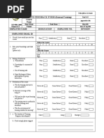 HR Training Feedback Form