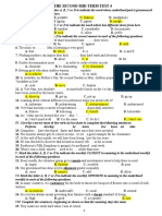 The Second Mid-Term Tests 4