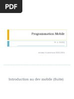 Les Bases Programmation Mobile