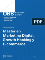 Máster en Marketing Digital, Growth Hacking y E-Commerce