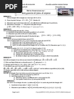 TD Calcul Vectoriel Et Barycentre de L'espace - 1S1 - 2022-2023