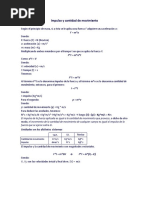 TEMA 1 Impulso y Cantidad de Movimiento