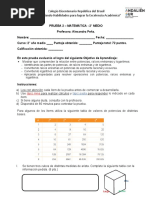 Evaluación Adaptada 27 de Abril 2 Medio C