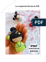 Kokeshi Boneca Amigurumi Receita de PDF Gratis