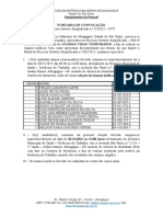 Portaria de Convocação: Prefeitura Da Estância Balneária de Mongaguá Estado de São Paulo