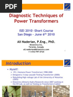 ISEI 2010-Diagnostics Techniques of Power Transformers