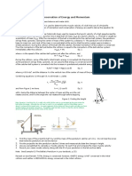 Ballistic Pendulum - Momentum and Energy Conservation