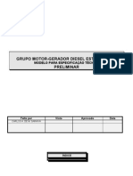 Modelo de Especificação Técnica para Grupo Motor Diesel Estacionário