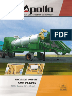 Ultra Mobile Drum Type Continuous Asphalt Plants Domestic