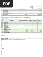 Budget MEMO