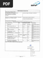 Certificate Of: Product Name: Refrigerant Tytnhh Haianh 1201160346