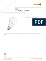 Product Datasheet: P CLAS A 75 10.5 W/827 E27 FR