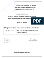 L'impact Du Climat Social Sur La Motivation Des Salaries