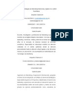 Modelo de Estrategias de Marketing Tradicional y Digital Cadena Chamorro Ibarra y Salas