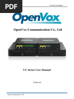 UC Series User Manual