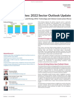 Global Corporates 2022 Sector Outlook Updates - Fitch - 10203876