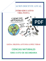 Plan de Naturales 1ro A 6to. (10704)