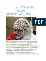 Origen y Técnicas Del Control Mentál Monarca