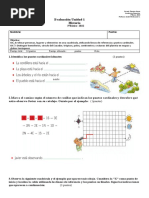 Evaluación Unidad 1 Historia - 3° Básico