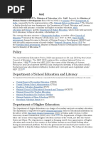 Policy: Human Resource Development From 1985 To 2020) Is A