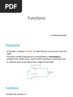 Functions Lectr01