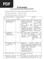 MockDrill Report 15 TH July 2022