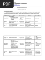 Internship Calendar