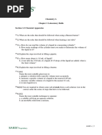 2223 Level L Chemistry Course Questions