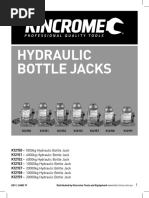 Hydraulic Bottle Jacks