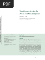 Risk Communication For Public Health Emergencies