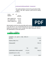 Reduction of Partner by Retirement