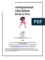 Developmental Checklist