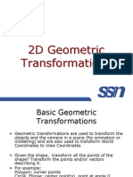 2D Geometric Transformations