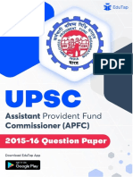 UPSC APFC PYP 2015-16 Lyst6668