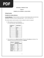 Chemical Equations (1) - 1