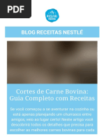 Cortes de Carne Bovina - Guia Completo Com Receitas - Receitas Nestlé