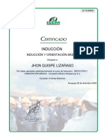 Certifcado de Induccion General