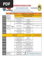 Programa de Actividades Aniversario FIM 2022