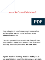 Cross Validation