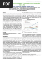 Evolution of Mobile Wireless Communication Networks