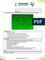 6 V 6 + 3 Possession - Corners Game