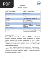 Strategic Project On L&T