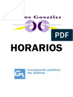 Gonzalez Horarios Redondela Vigo