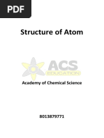 Structure of Atom - Q & A