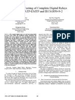 Performance Testing of Complete Digital Relays, Liu2011